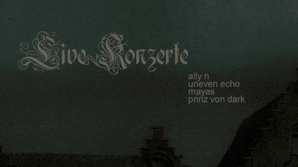 Livekonzerte: Ally N, Uneven Echo, Mayas, Prinz von Dark
